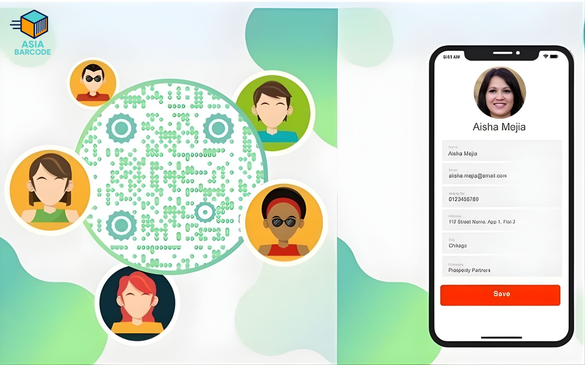 QR Code kết nối mạng lưới