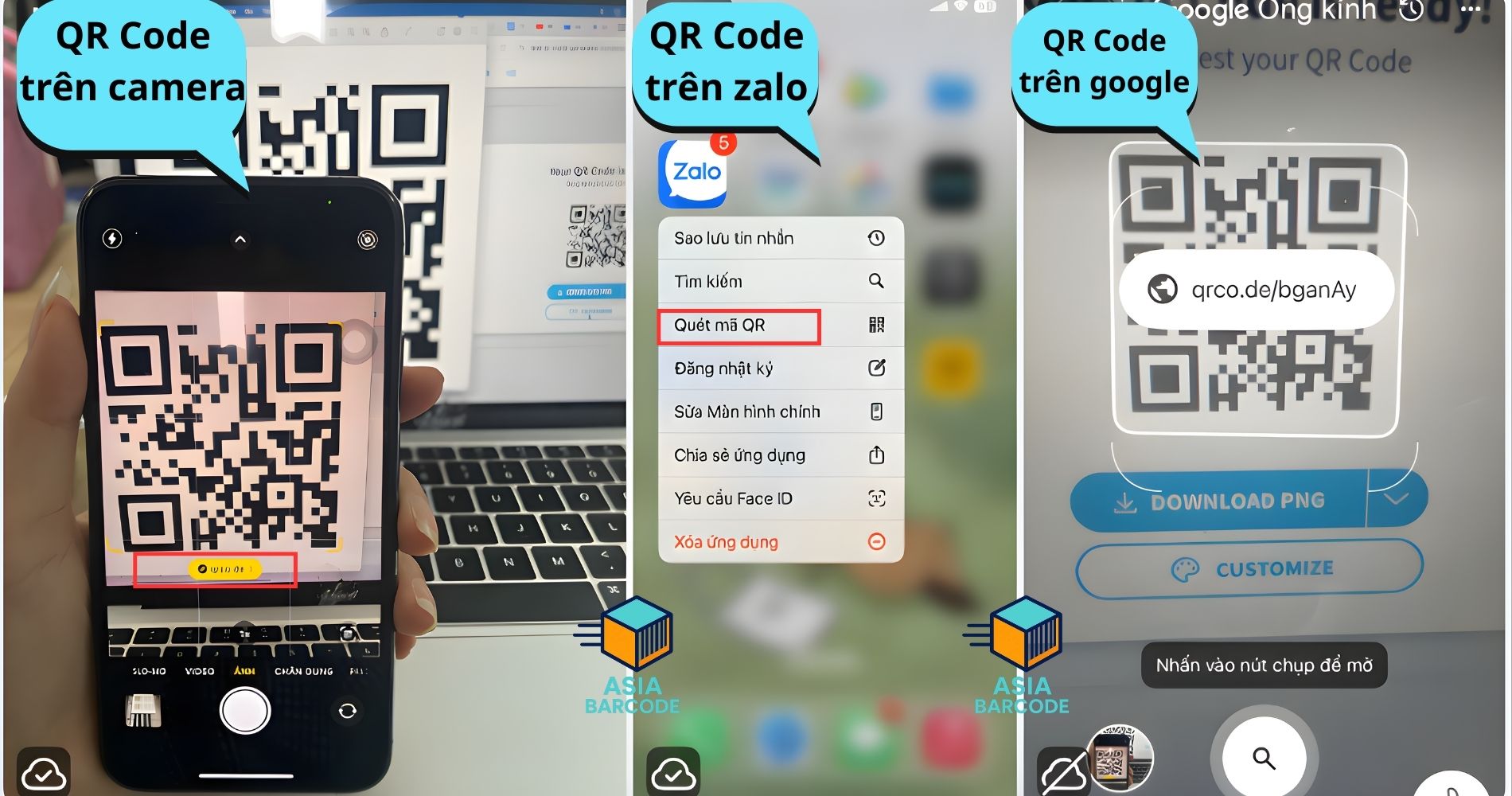Cách sử dụng mã QR